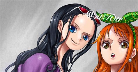 nami nico robin and boa hancock one piece drawn by mikanberry porn sex picture