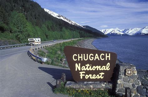 Chugach National Forest Sign And Scenic Photograph By Rich Reid