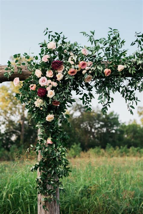 Image Result For Wooden Arbor With Floral Wedding Hanging Flowers