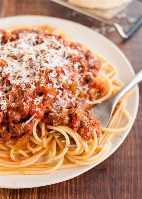 Slow Cooked Bolognese Sauce Kitchn Spaghetti Bolognese Slow Cooker