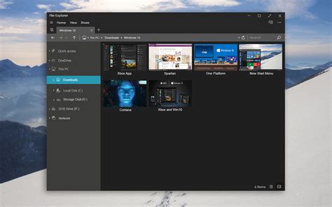 Windows 10 Concept File Explorer Dark Theme By Mohammednabil97 On