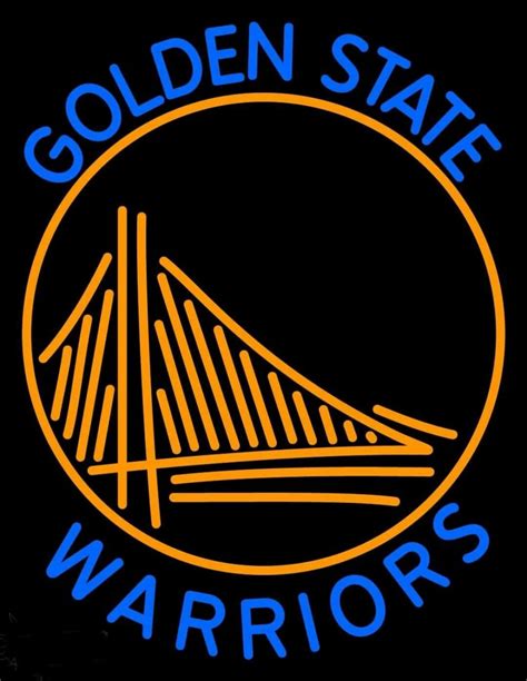 Download Simple Golden State Warriors Line Logo Wallpaper
