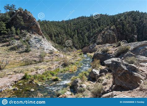 Jemez River In The Jemez Mountains New Mexico Stock Photo Image Of