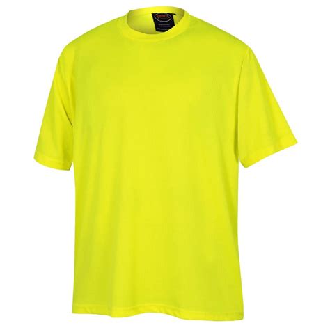 Pioneer Hi Vis Safety T Shirt For Men Reflective High Visibility T