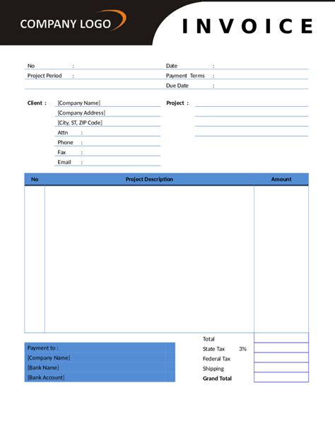 2024 Invoice Template Fillable Printable Pdf And Forms Handypdf