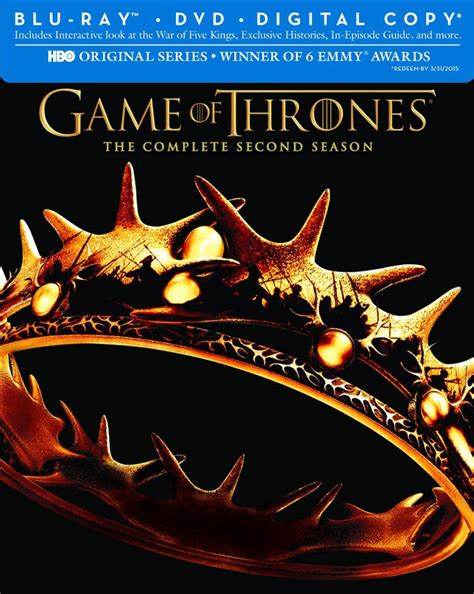 Games Of Thrones Season 2 Now Available On Blu Ray Dvd