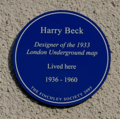 Harry Beck N12 Plaques Of London