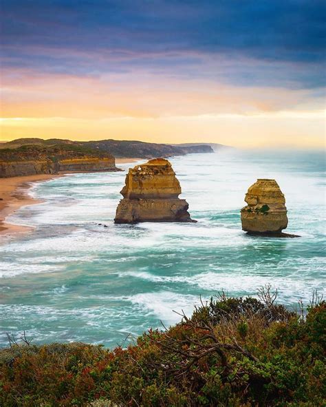 Gog And Magog Two Of The Remaining Sea Stacks At The Twelve Apostles