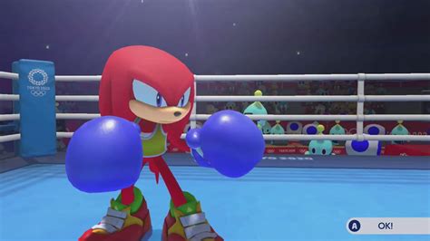 Mario And Sonic At The Olympic Games Tokyo 2020 Boxing Knuckles Vs Sonic
