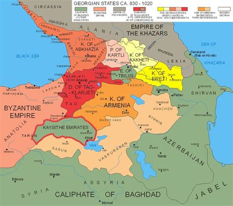 Modern Empire Georgia Map Cradle Of Civilization Ancient Languages