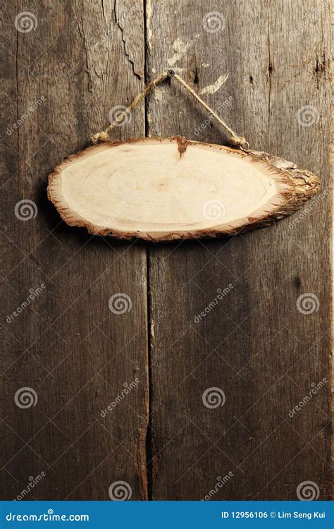 Hanging Board Stock Photo Image Of Sign Text Stick 12956106