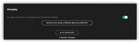Spotify Részletes Beállítások Optimer Kft Webshop