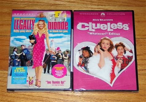 Legally Blonde Dvd 2001 Reese Witherspoon And Clueless Alicia Silverstone New Ebay