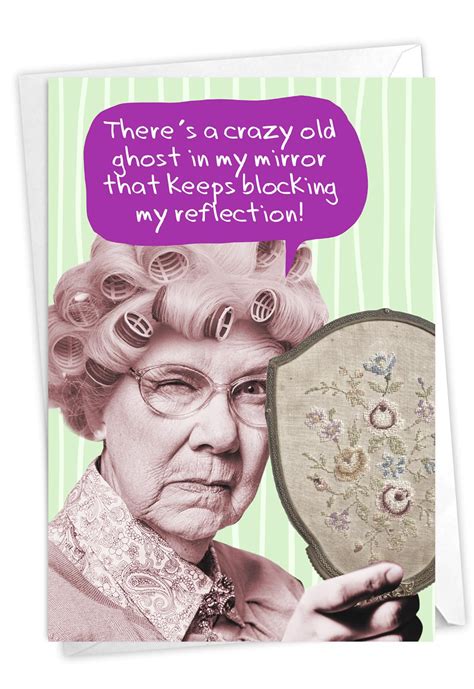 Buy Nobleworks 1 Hilarious Happy Birthday Card Funny Old Woman Humor Celebrate Birthdays