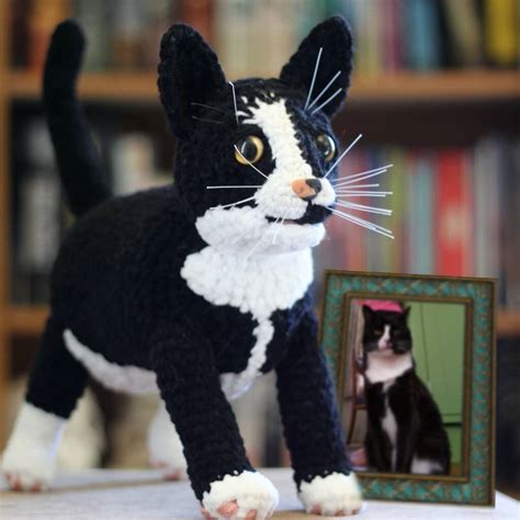 Personalised Crocheted Cuddly Toy Of Your Cat By Lovingly Handmade