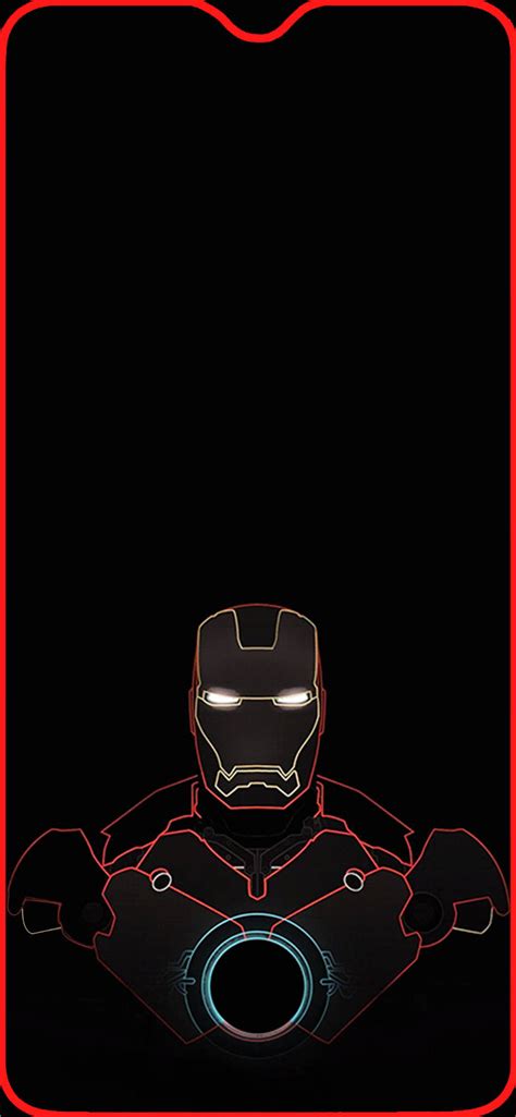 Download Iron Man Line Art Marvel Iphone Xr Wallpaper