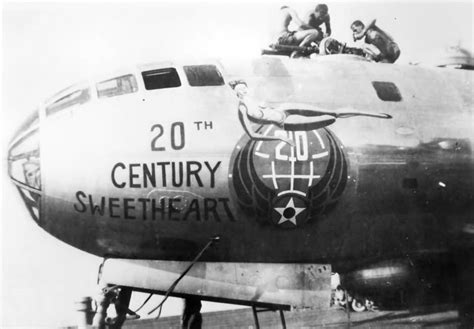 B 29 Superfortress Nose Art 20th Century Sweetheart World War Photos