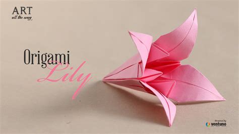 How To Fold Diy Origami Lily Origami Lily Origami Origami Guide