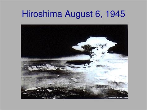 It was the first nuclear weapon used in warfare. PPT - Japan PowerPoint Presentation - ID:332192