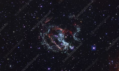 Supernova Remnant 1e 0102 Composite Hst Image Stock Image C056