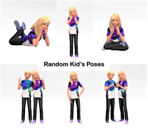 Sims 4 Child Pose Pack