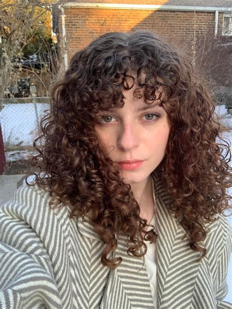 curly bangs doing nice things for me today curlyhair