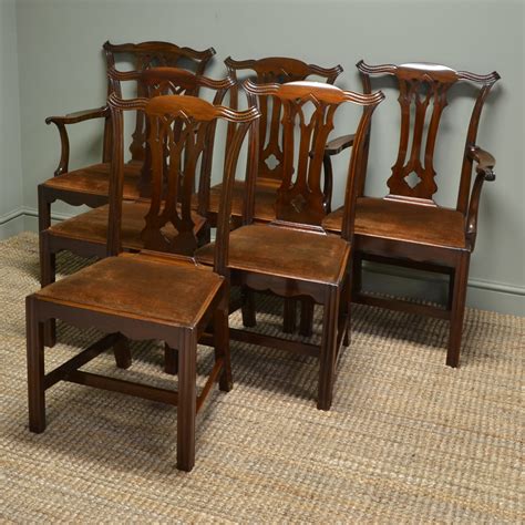 In a way this was an unexpected change, but one that i've been thinking about for some time. Stunning Quality Set of Six Antique Edwardian Solid Walnut Dining Chairs - Antiques World