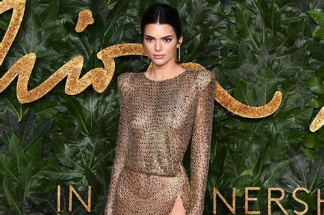 Kendall Jenner Bares All In Racy See Through Dress At Top Fashion