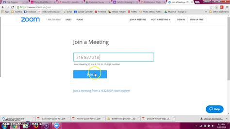 How To Log In To A Meeting On Zoom Youtube