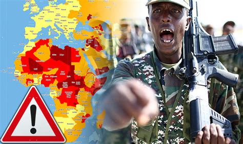 Most Dangerous Countries In The World Revealed Africa And The Middle