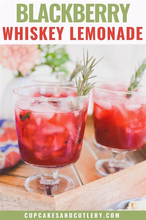 Blackberry Whiskey Lemonade Recipe Recipe Whiskey Lemonade