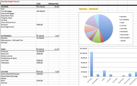 How do i create an excel spreadsheet for a housing society maintenance record? Comprehensive monthly budget template with sample data - iMod