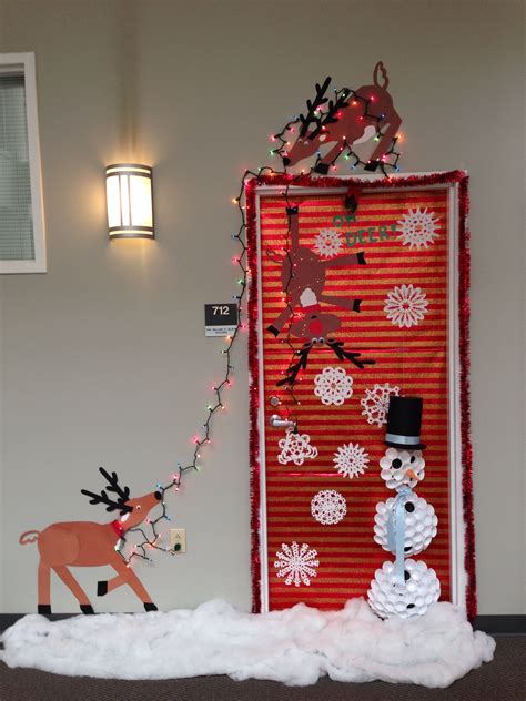 Creative Christmas Door Decorations