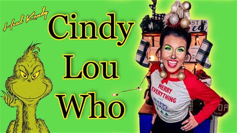 Cindy Lou Who Hair Tutorial The Grinch Movie Youtube