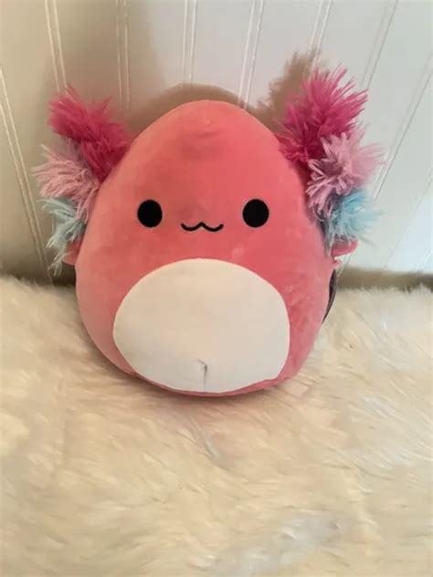 Squishmallows 10” Florent The Pink Squishdoos Axolotl Plush Sealife