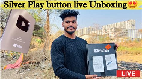 Silver Play Button Live Unboxing 😍 Thanks All Of You ♥️ 100k