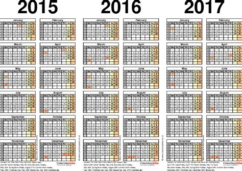 3 Year Calendar Planner Calendar Printables Free Templates