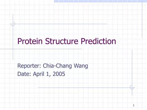 Ppt Protein Structure Prediction Powerpoint Presentation Free