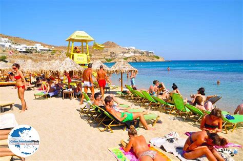 Paradise Beach Mykonos Urlaub In Paradise Beach Griechenland
