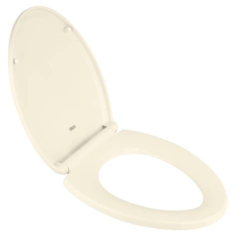 American Standard Traditional Elongated Luxury Toilet Seat In Linen