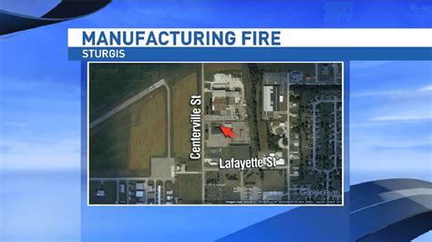 Sturgis Firefighters Battle Manufacturing Fire For Four Hours Wwmt