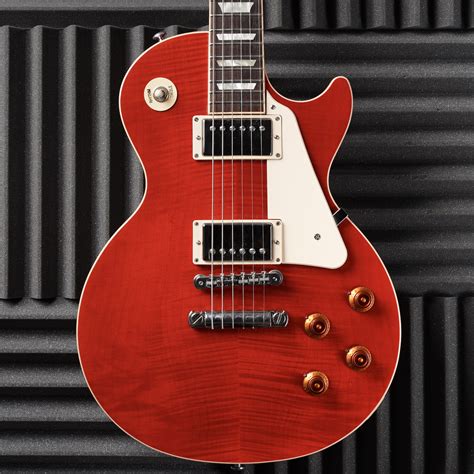 372 Gibson Les Paul Traditional 2019 Cherry Red Transparent By Fender