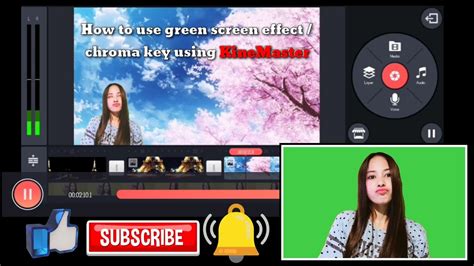 How To Use Green Screen Effect Chroma Key Using Kinemaster Youtube