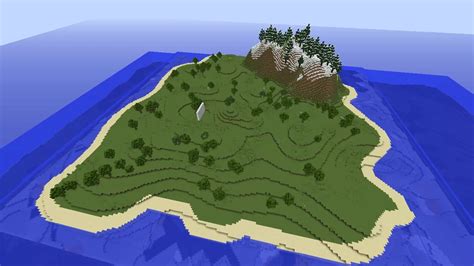 map minecraft survival island
