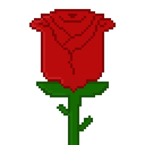 Pixel Rose By Dr Morgan47 On Deviantart