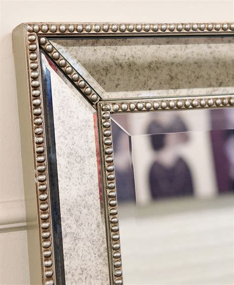 Empire Art Direct Solid Wood Frame Covered With Beveled Antique Mirror