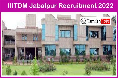 Iiitdm Jabalpur Recruitment 2022 Out Apply For It Executive Office