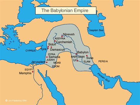 Babylonian Empire Ancient Babylon Babylonians Bible Maps Bible