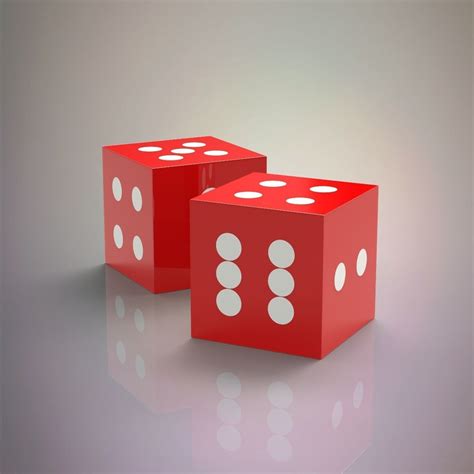 3d Dice Cube Cgtrader