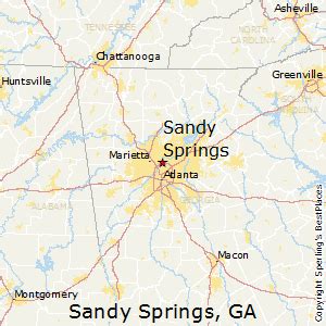 Map Of Sandy Springs Ga Sasha Costanza